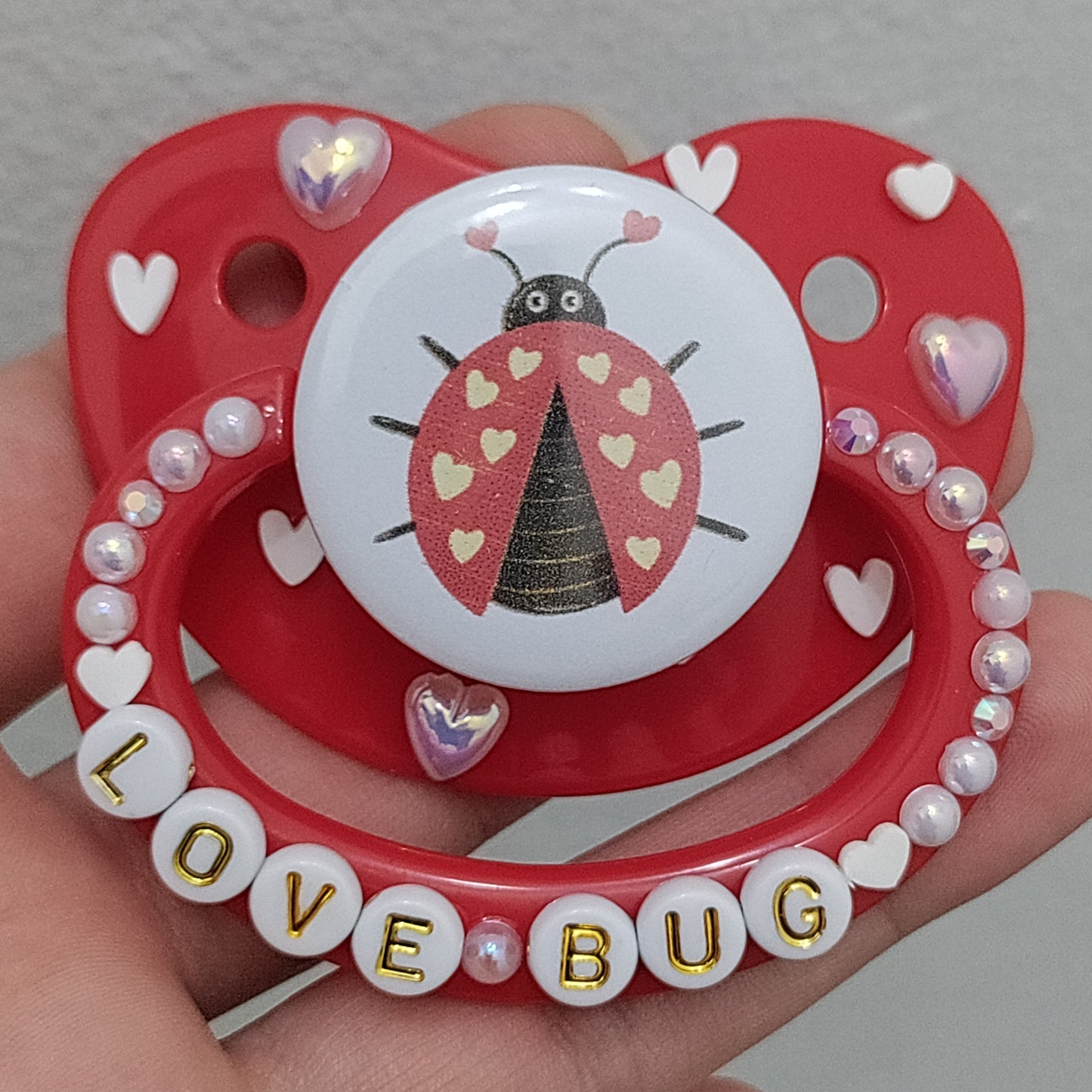 'Love Bug' Lady Bug Remake Paci